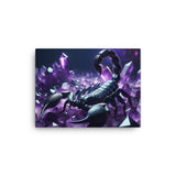 Scorpio Scorpion on Purple Amethyst